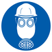 PROTECTION OBLIGATOIRE TETE/VOIES RESPIRATOIRES D.180mm TALIAPLAST - 727514