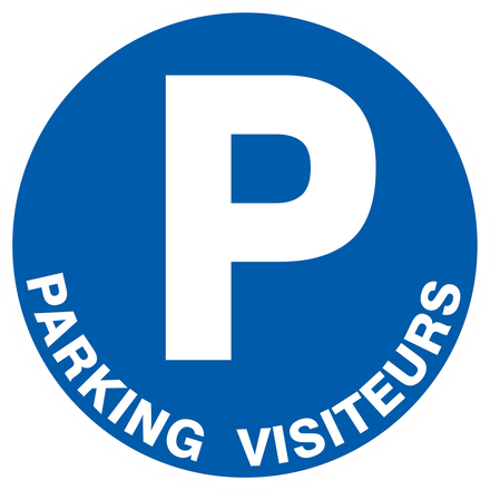 PANNEAU PARKING VISITEURS Ø180MM TALIAPLAST - 727523