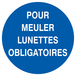 PANNEAU POUR MEULER LUNETTES OBLIGATOIRES Ø180MM TALIAPLAST - 727531