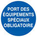PANNEAU PORT DES EQUIPEMENTS SPECIAUX OBLIGATOIRE Ø180MM TALIAPLAST - 727533