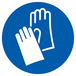 PANNEAU GANTS DE PROTECTION OBLIGATOIRES Ø180MM TALIAPLAST - 727539