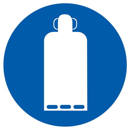 PANNEAU BOUTEILLE DE GAZ OBLIGATOIRE Ø180MM TALIAPLAST - 727564