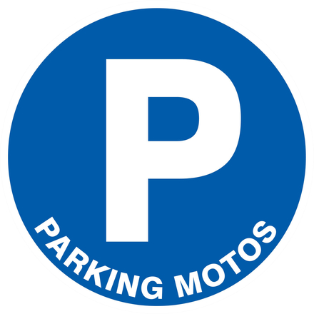 PANNEAU PARKING MOTOS Ø180MM TALIAPLAST - 727576