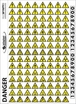 PANNEAU PLANCHE PICTOS AVERTISSEMENT 300X220MM TALIAPLAST - 728303