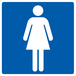 PANNEAU TOILETTES DAMES 200X200MM TALIAPLAST - 728604