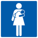 Panneau adhésif GARDERIE ENFANTS 200X200MM TALIAPLAST - 728610