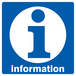 Panneau adhésif INFORMATION 200X200MM TALIAPLAST - 728612