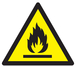 PANNEAU DANGER, MATIERES INFLAMMABLES 300X300X300MM TALIAPLAST - 729304