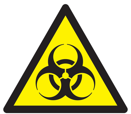 PANNEAU DANGER, RISQUE BIOLOGIQUE 300X300X300MM TALIAPLAST - 729305