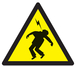 PANNEAU DANGER HAUTE TENSION 300X300X300MM TALIAPLAST - 729308