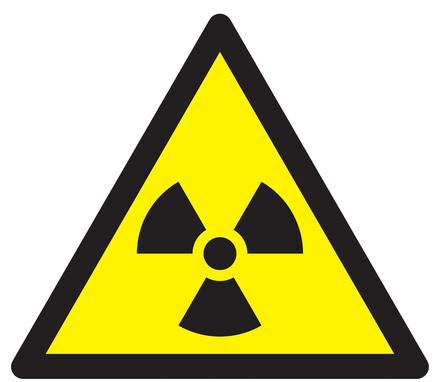 DANGER MAT. RADIOACTIVES//RAD° IONISANTES 300X300X300mm TALIAPLAST - 729310