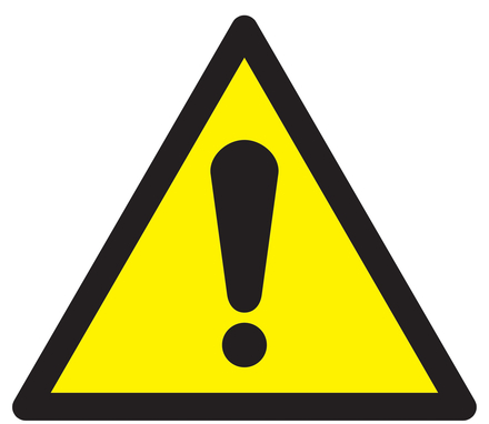 PANNEAU DANGER, SIGNAL GENERAL 300X300X300MM TALIAPLAST - 729311