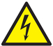 PANNEAU DANGER ADHÉSIF, ÉLECTRICITÉ 300X300X300MM TALIAPLAST - 729312