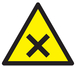 PANNEAU DANGER MATIERES NOCIVES OU IRRITANTES 300X300X300MM TALIAPLAST - 729314