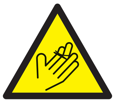 PANNEAU DANGER, ATTENTION A VOS MAINS 300X300X300MM TALIAPLAST - 729317