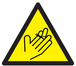 PANNEAU DANGER, ATTENTION A VOS MAINS 300X300X300MM TALIAPLAST - 729317