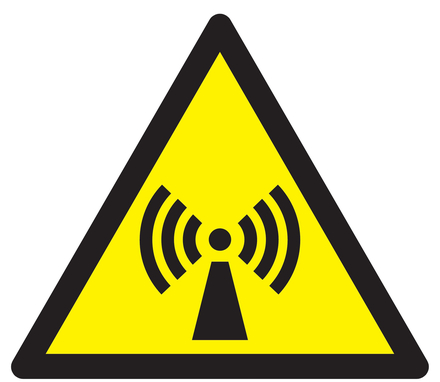 PANNEAU DANGER, RADIATIONS NON IONISANTES 300X300X300MM TALIAPLAST - 729320