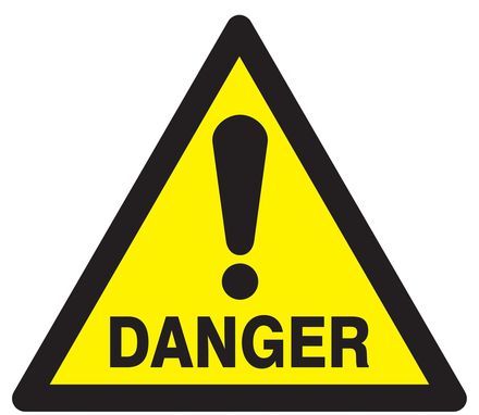 PANNEAU DANGER 300X300X300MM TALIAPLAST - 729330