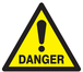 PANNEAU DANGER 300X300X300MM TALIAPLAST - 729330