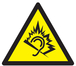 PANNEAU DANGER DU AU BRUIT 300X300X300MM TALIAPLAST - 729347