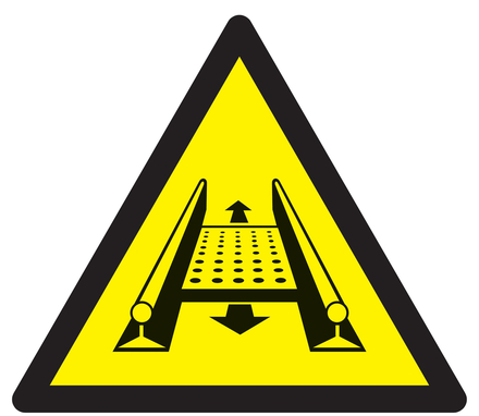 PANNEAU DANGER INSTALLATION MOBILE 300X300X300MM TALIAPLAST - 729350