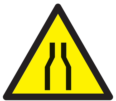 PANNEAU DANGER RETRECISSEMENT 300X300X300MM TALIAPLAST - 729351