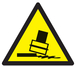 PANNEAU DANGER RISQUE DE BASCULEMENT 300X300X300MM TALIAPLAST - 729352