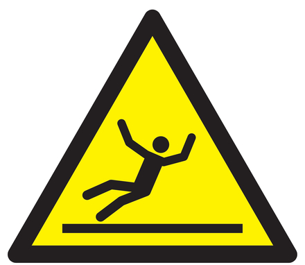 PANNEAU DANGER, SURFACE GLISSANTE 300X300X300MM TALIAPLAST - 729353