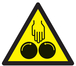 PANNEAU DANGER D'ECRASEMENT SOUS CYLINDRE 300X300X300MM TALIAPLAST - 729359