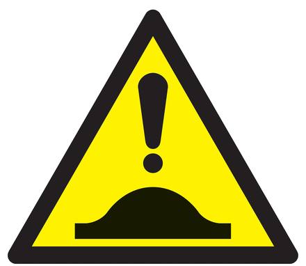 Panneau adhésif DANGER DOS D'ANE 300X300X300MM TALIAPLAST - 729363