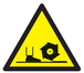 PANNEAU DANGER BROCHE DE FRAISAGE 100X100X100MM TALIAPLAST - 729908