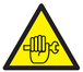 PANNEAU DANGER TRAVAUX DE MAINTENANCE EN COURS 100X100X100MM TALIAPLAST - 729909