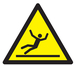PANNEAU DANGER, SURFACE GLISSANTE 100X100X100MM TALIAPLAST - 729911