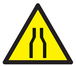 PANNEAU DANGER RETRECISSEMENT 100X100X100MM TALIAPLAST - 729913