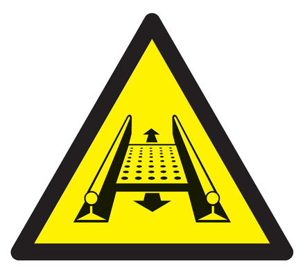 PANNEAU DANGER INSTALLATION MOBILE 100X100X100MM TALIAPLAST - 729914