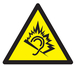 PANNEAU DANGER DU AU BRUIT 100X100X100MM TALIAPLAST - 729917