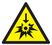 Danger sodium ou potassium 100x100x100mm TALIAPLAST - 729920