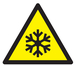 DANGER, BASSES TEMPERATURES COND° DE GEL 100X100X100mm TALIAPLAST - 729935