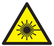 PANNEAU DANGER, RAYONNEMENT LASER 100X100X100MM TALIAPLAST - 729939