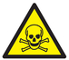 PANNEAU DANGER, MATIERES TOXIQUES 100X100X100MM TALIAPLAST - 729945
