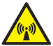 PANNEAU DANGER, RADIATIONS NON IONISANTES 100X100X100MM TALIAPLAST - 729949