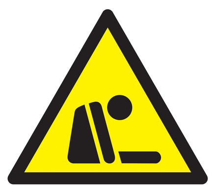 PANNEAU DANGER RISQUE D'ASPHYXIE 100X100X100MM TALIAPLAST - 729951