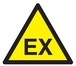 Panneau adhésif DANGER ATMOSPHERE EXPLOSIVE 100X100X100MM TALIAPLAST - 729958