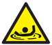 PANNEAU DANGER RISQUE DE NOYADE 100X100X100MM TALIAPLAST - 729964