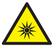 PANNEAU DANGER, RAYONNEMENT OPTIQUE 100X100X100MM TALIAPLAST - 729970