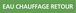 EAU CHAUFFAGE RETOUR 312x52mm (10 ADHESIFS TUYAUTERIE) TALIAPLAST - 730138