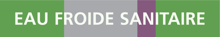 EAU FROIDE SANITAIRE 312x52mm (10 ADHESIFS TUYAUTERIE) TALIAPLAST - 730171