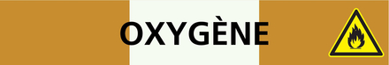 PANNEAU OXYGÈNE 312X52MM (10 ADHESIFS POUR TUYAUTERIE) TALIAPLAST - 730541