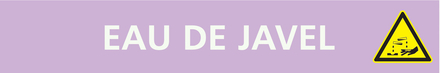 Signalétique de marquage ACIDE 312X52 Eau de javel 312x52mm (10 adhesifs pour tuyauterie) TALIAPLAST - 730717