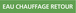EAU CHAUFFAGE RETOUR 222x37mm (20 ADHESIFS TUYAUTERIE) TALIAPLAST - 731138